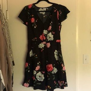 Old Navy little black dress with floral print